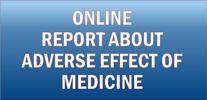 ONLINE report about adverse effect of medicine